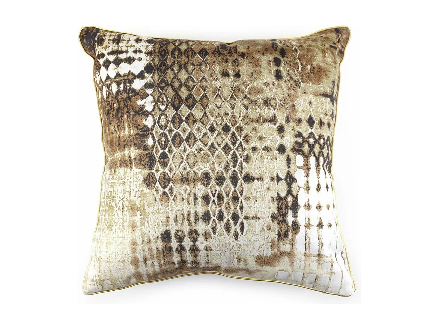 Coussin Polyester Marron - Décoration d'Autrefois