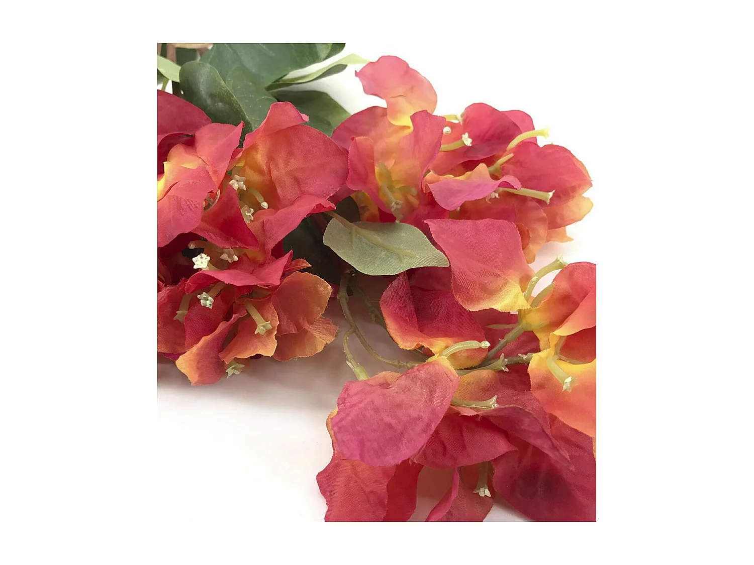 Fleur Polyester Orange - Décoration d'Autrefois