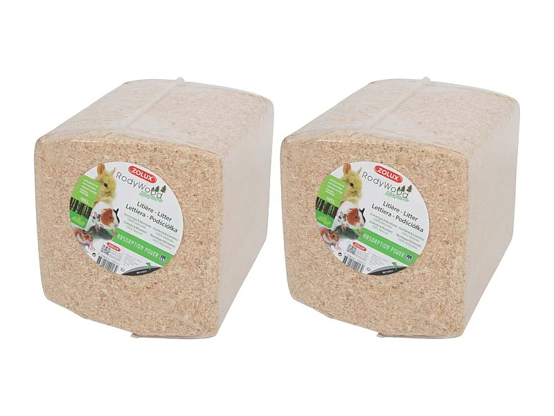 Set di 2 lettiere naturali Rodywood