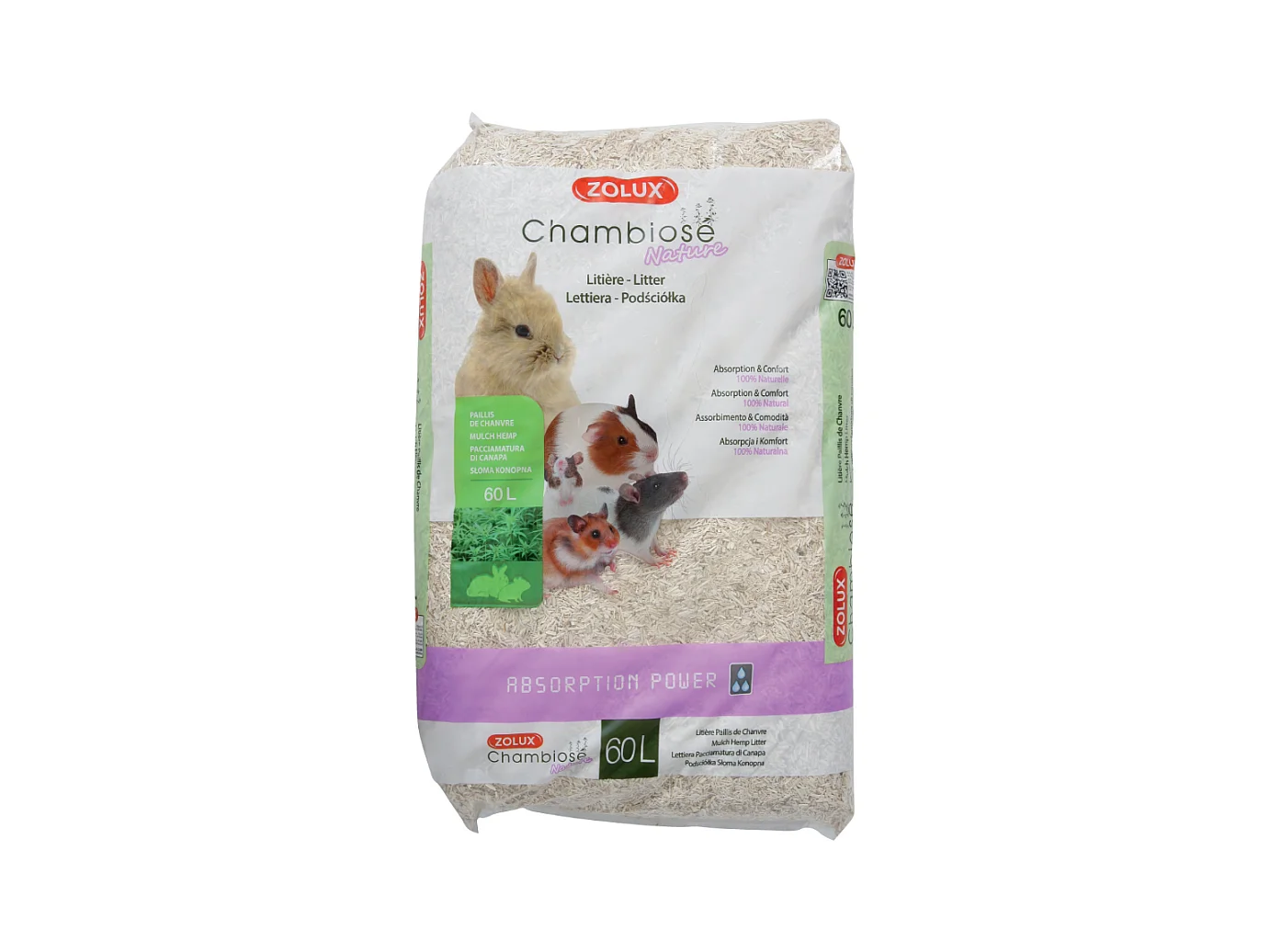 Litière végétale naturelle Chambiose 60 litres