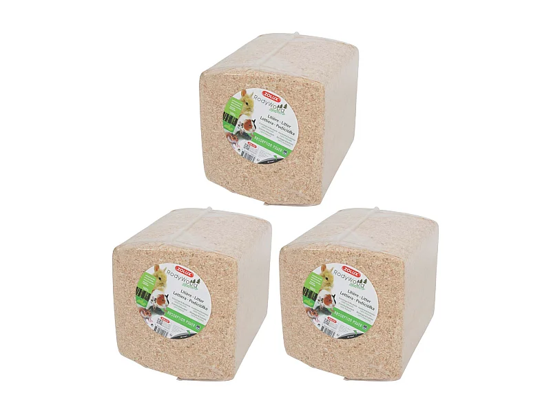 Litière naturelle Rodywood Lot de 3
