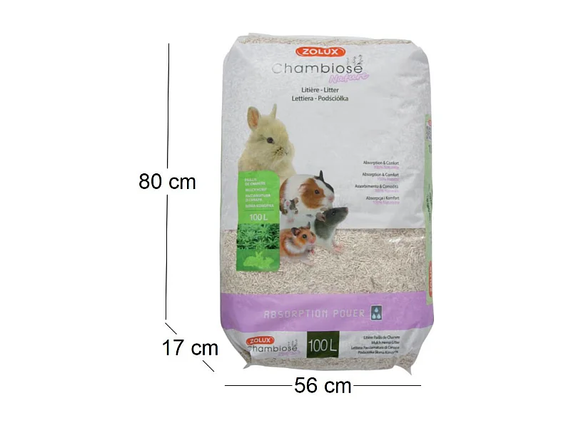 Mineralische Hanfstreu "Chambiose"