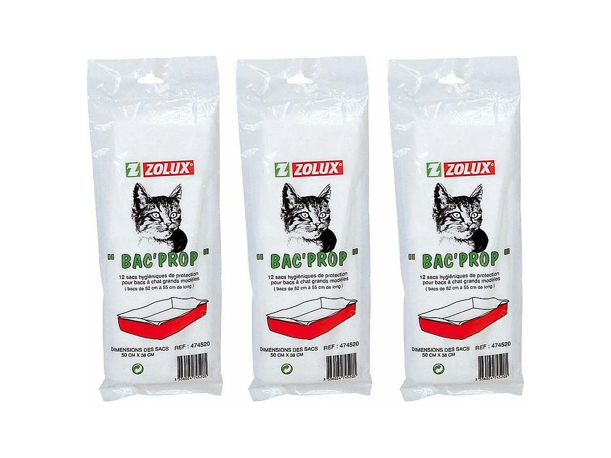 Sacs de protection pour litière 50x38cm (Lot de 36)