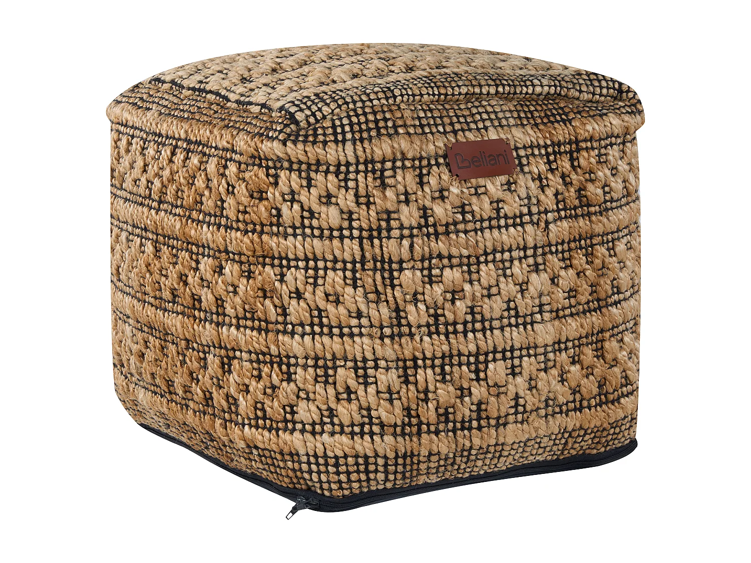 Pouf MABULA Jute Beige 40 cm 40 cm 40 cm