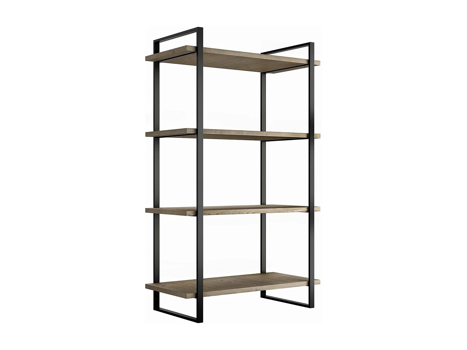 Étagère structure en métal et tablettes Lader