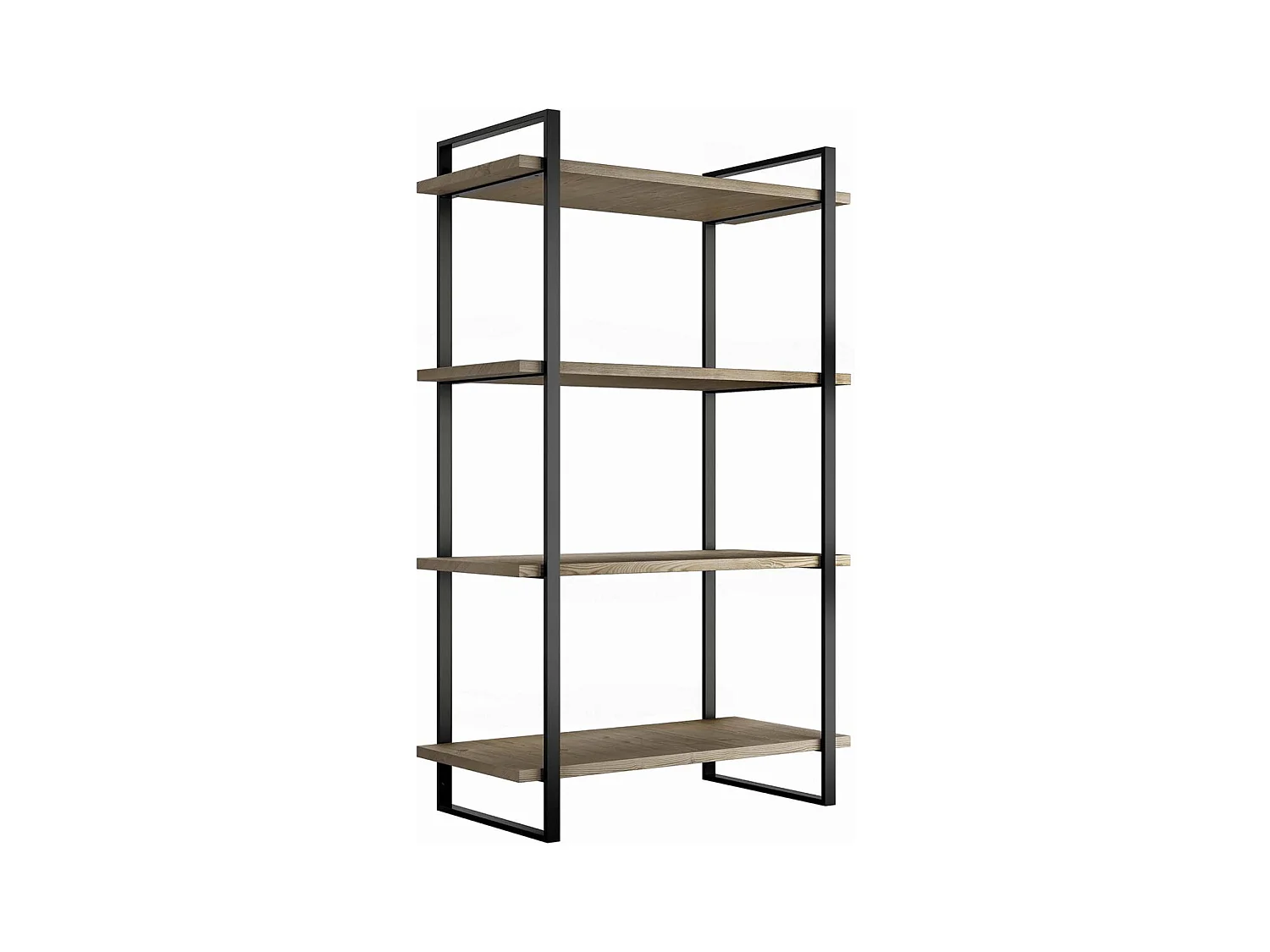 Étagère structure en métal et tablettes Lader