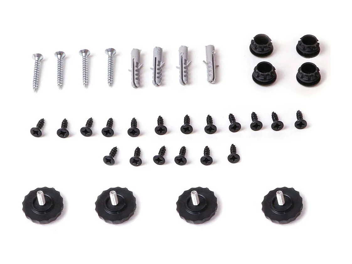 Étagère structure en métal et tablettes Lader