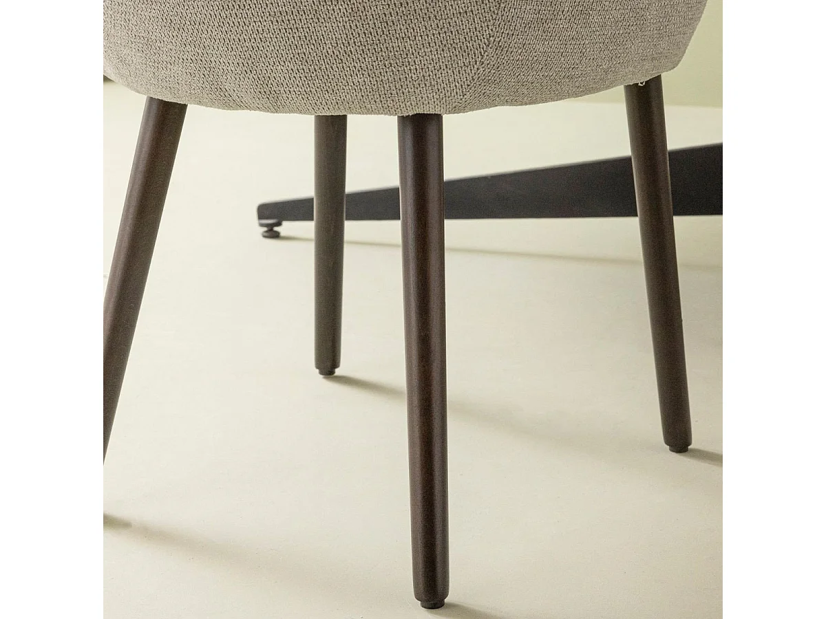 Lot de 2 fauteuils bridge en tissu L51 cm - ERNEST