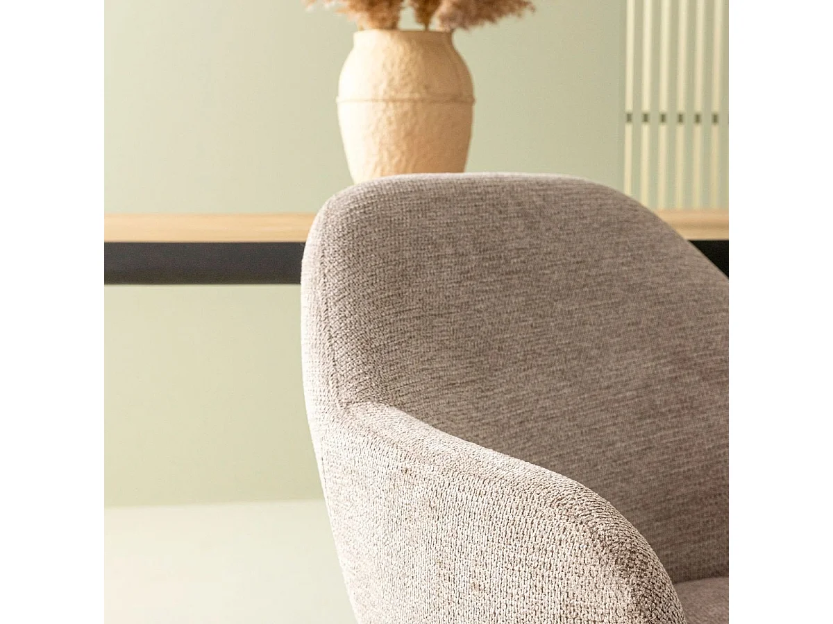 Lot de 2 fauteuils bridge en tissu L51 cm - ERNEST