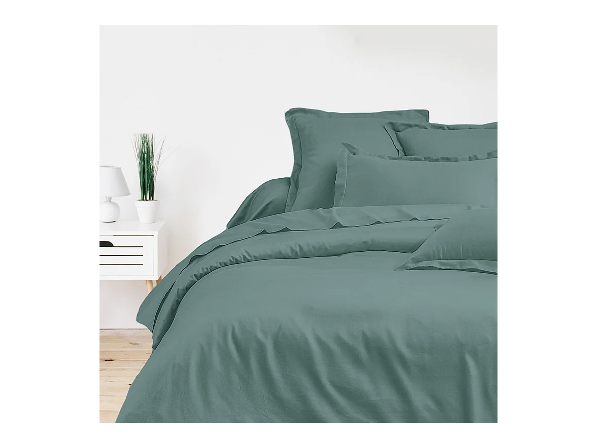 1 persoons beddengoed 140x200 cm+2 kussenslopen 63x63 cm katoensatijn