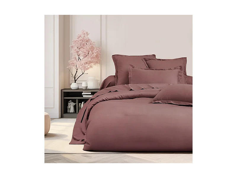 Bettwäschegarnitur 1 Bettbezug 200x200 cm+2 Kopfkissenbez 63x63 cm