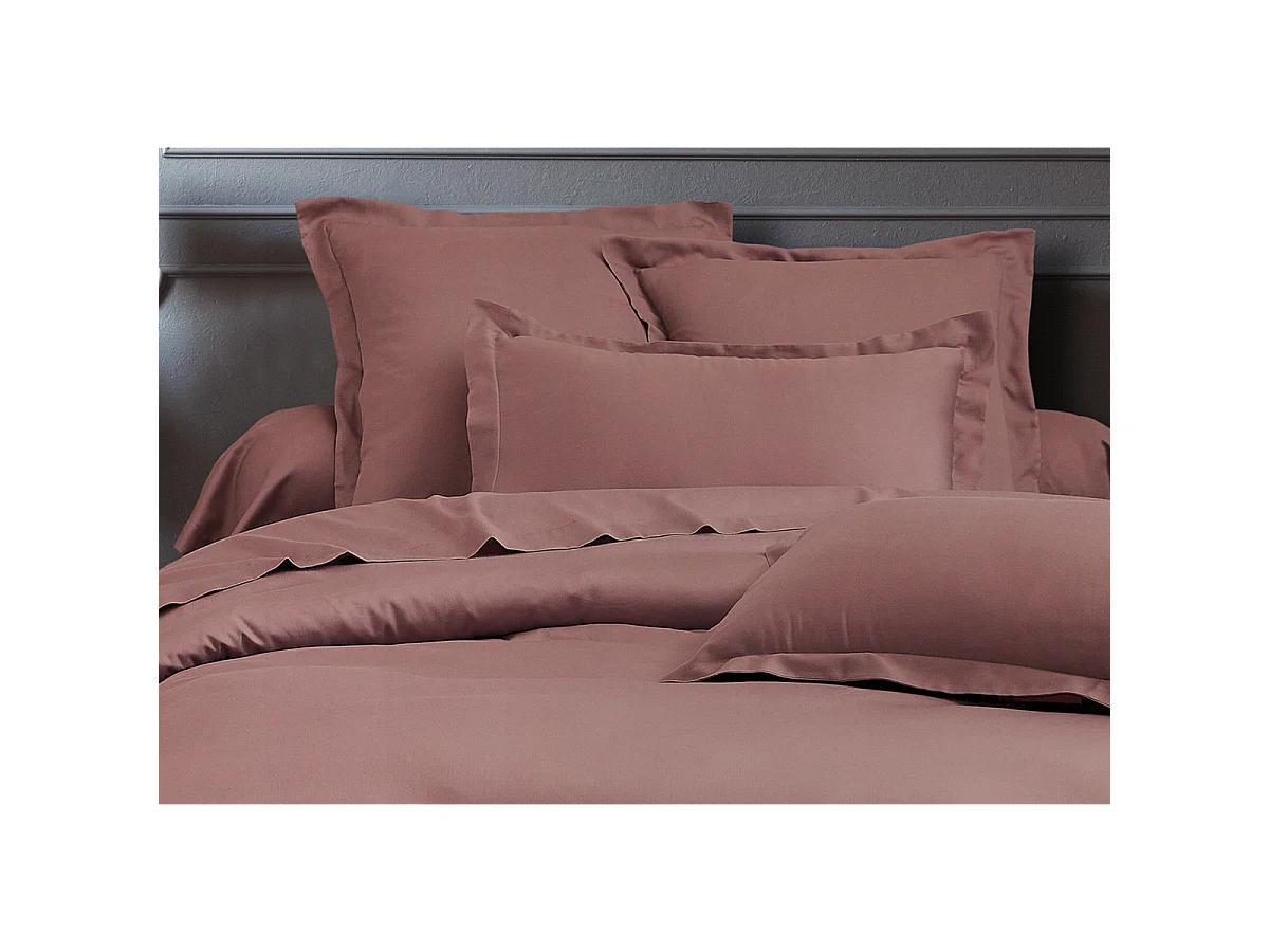 Set letto singolo 140x200 cm+ 2 federe 63x63 cm in raso di cotone