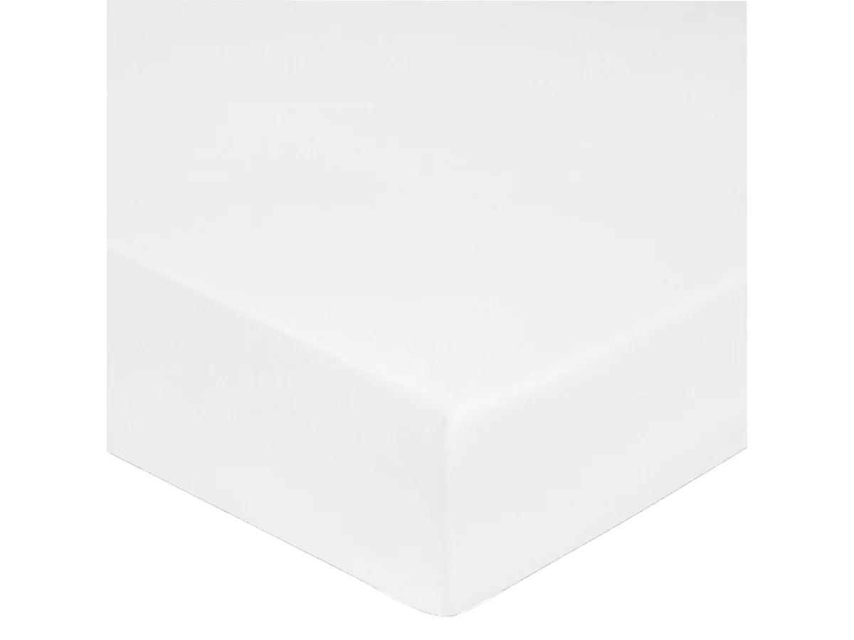 Drap housse 180x200 cm satin de coton