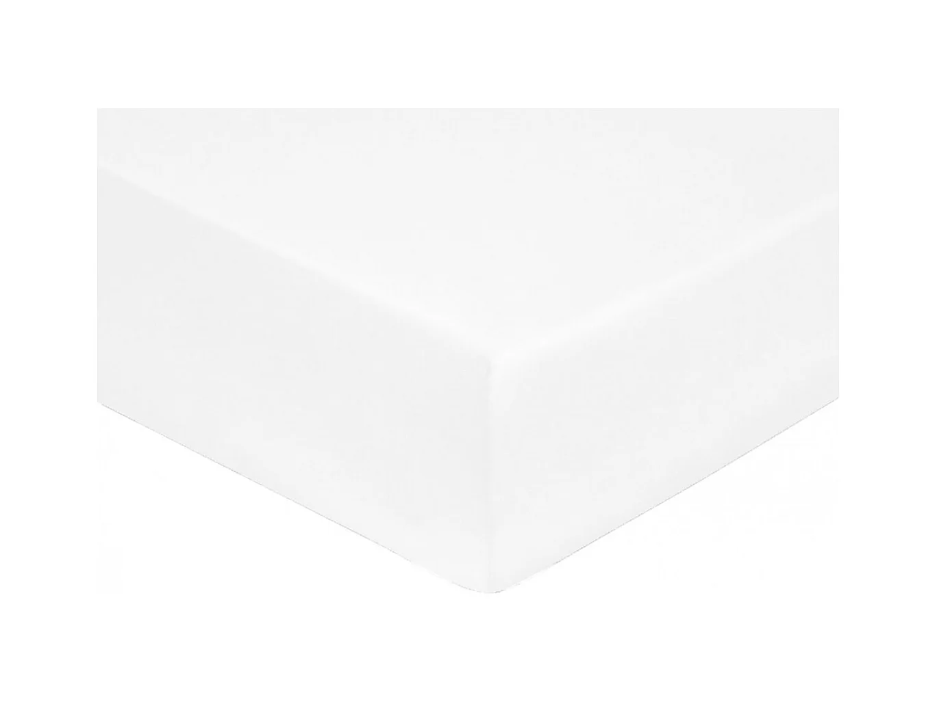 Drap housse 160x200 cm satin de coton