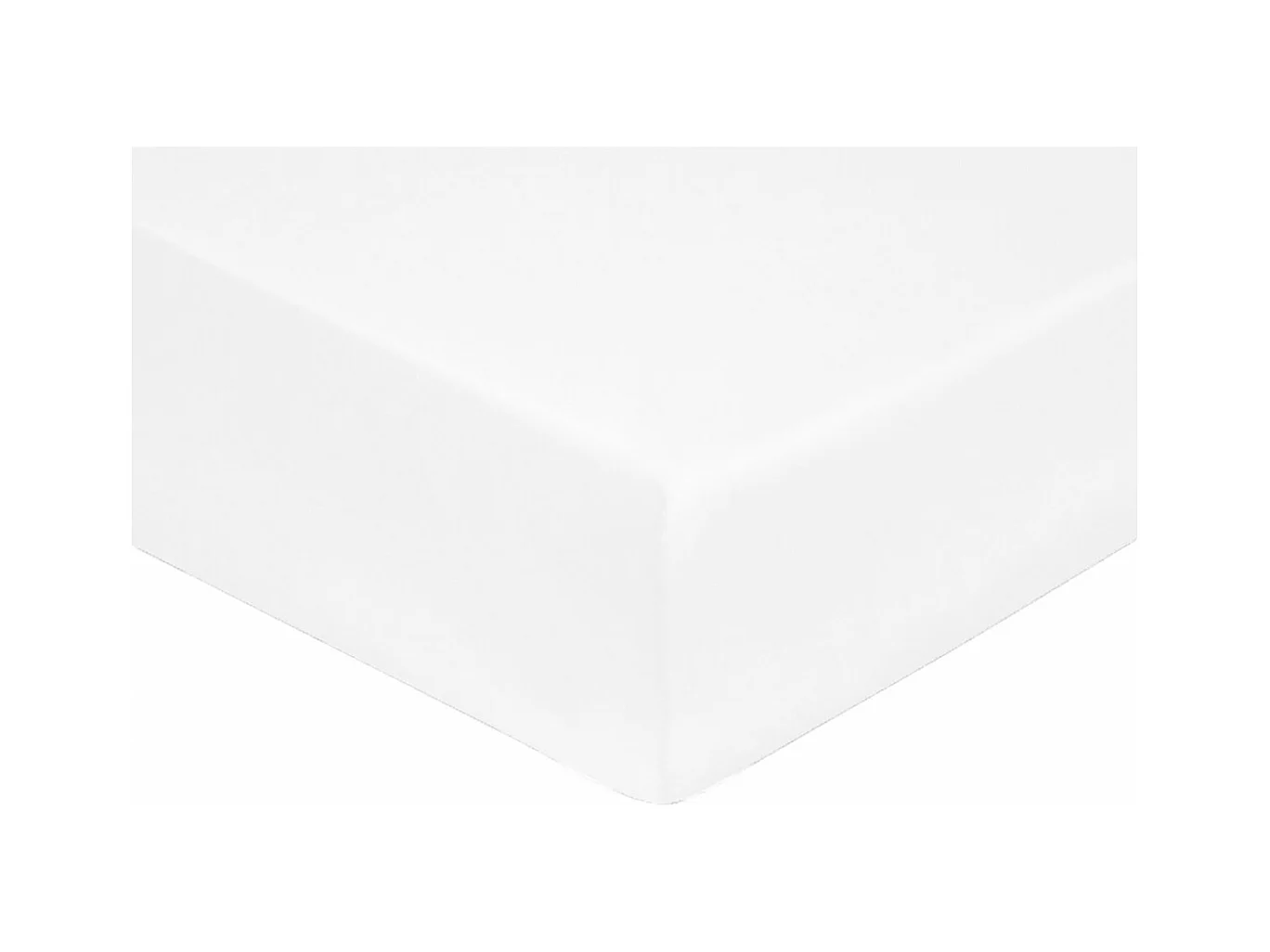 Drap housse 140x190 cm satin de coton