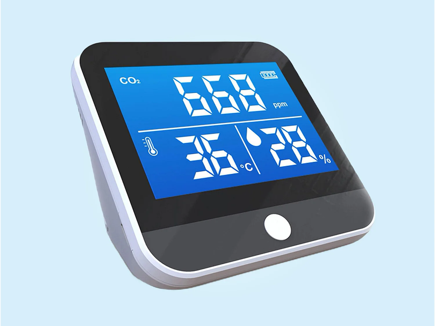 Estación meteorológica inalámbrica con detector de CO2