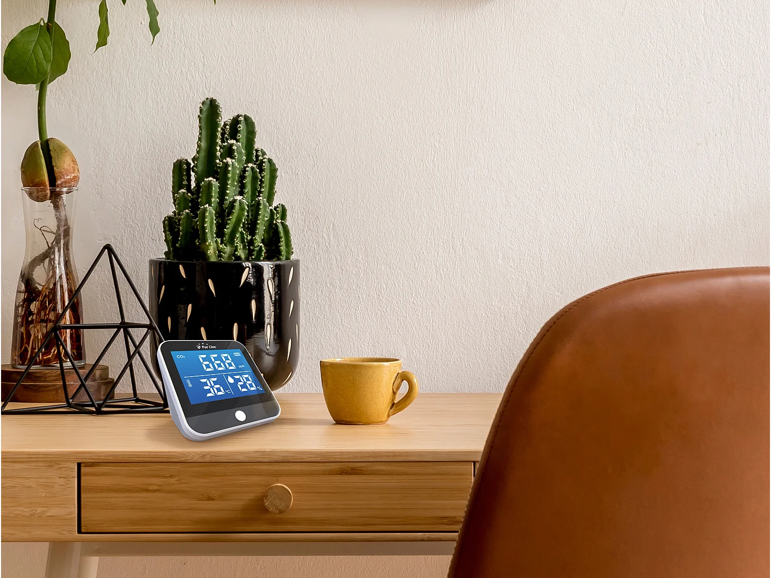 Station météo sans fil avec détecteur de CO2