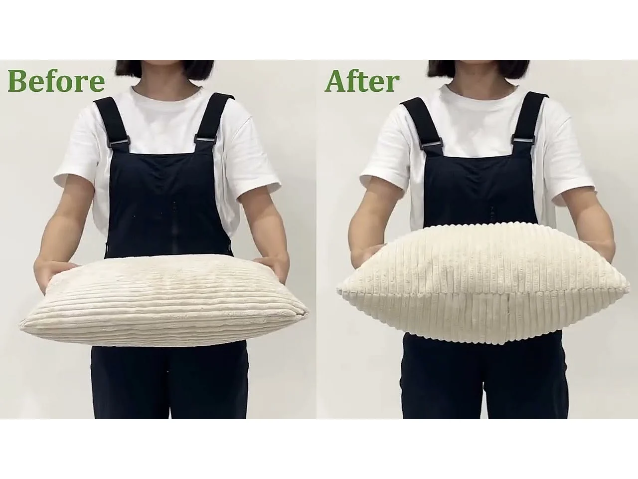 Canapé en Velours Côtelé 2 Places,Grand Canapé Droit Rembourré Moderne avec Sièges extra profonds de 56cm - 2 Coussins - 178x76x89cm - Gris