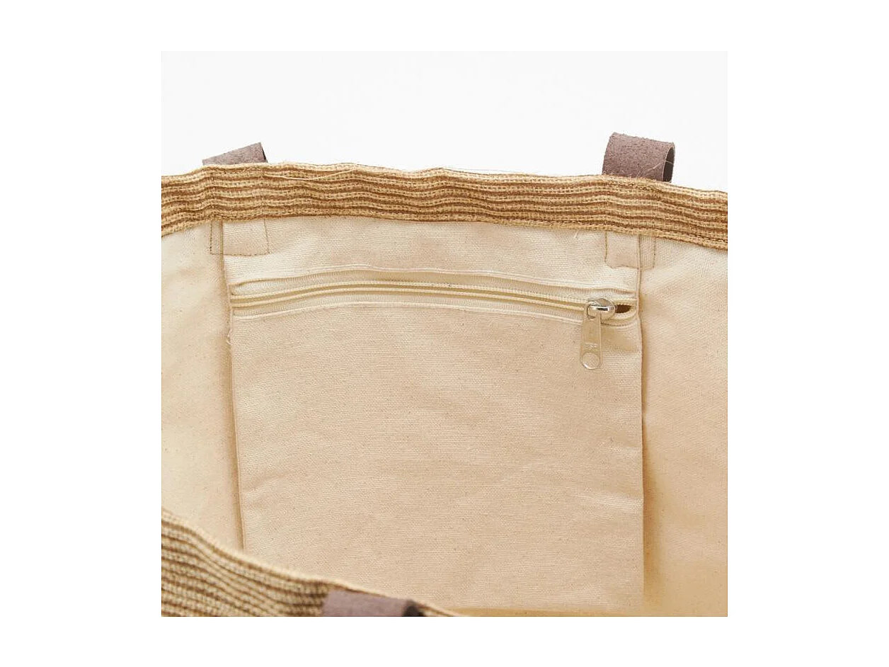 Grand sac en jute naturel