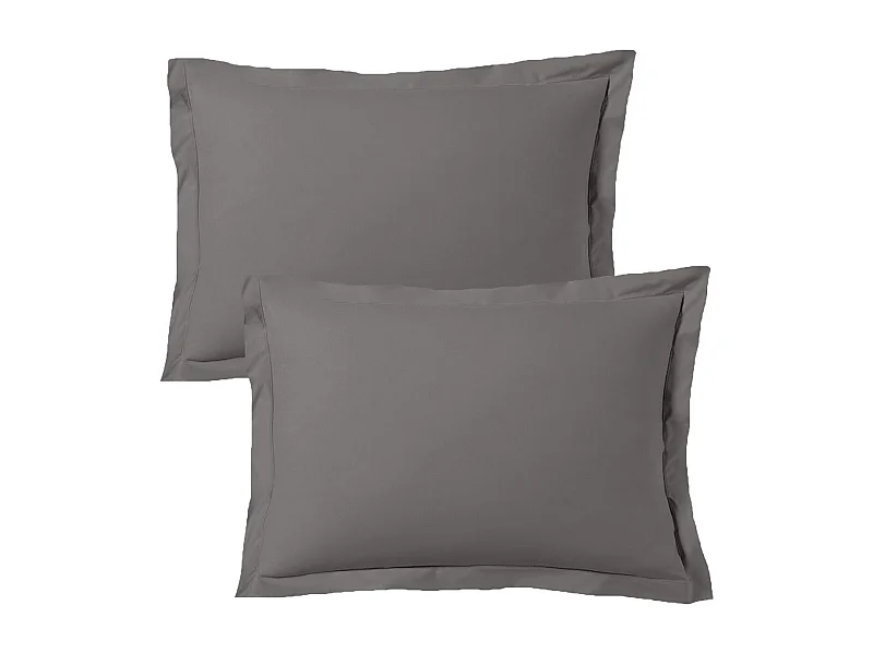 Set mit 2 Kissenbezügen 50x70 cm Baumwollsatin