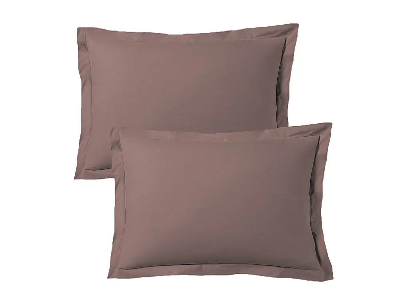 Set mit 2 Kissenbezügen 50x70 cm Baumwollsatin