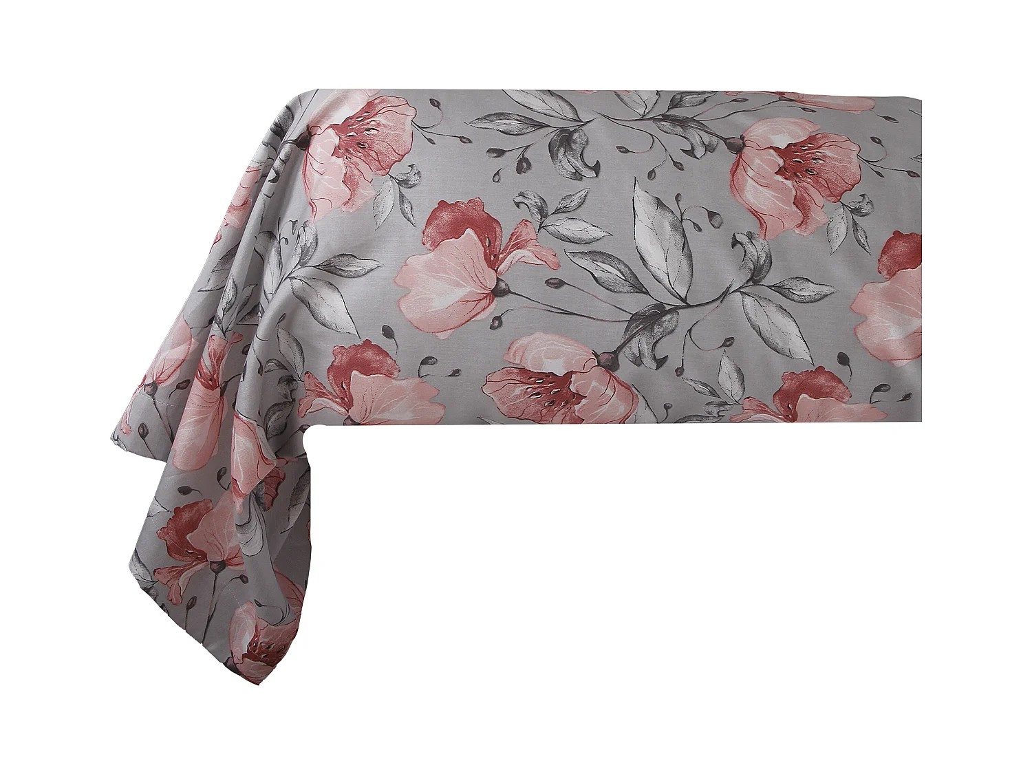 Taie de traversin 86x185 cm 3 satin de coton imprimé Floral