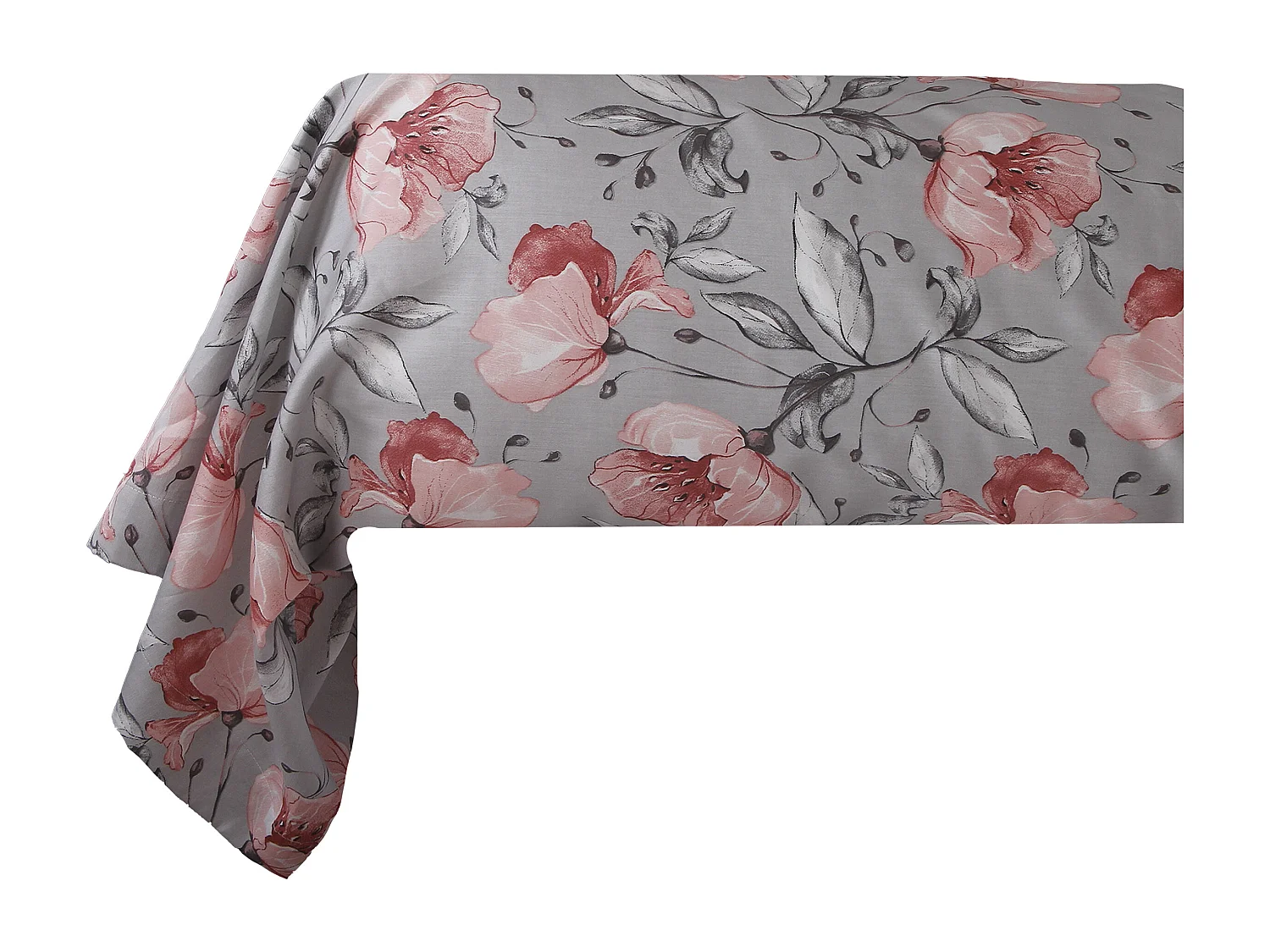 Taie de traversin 86x185 cm 3 satin de coton imprimé Floral