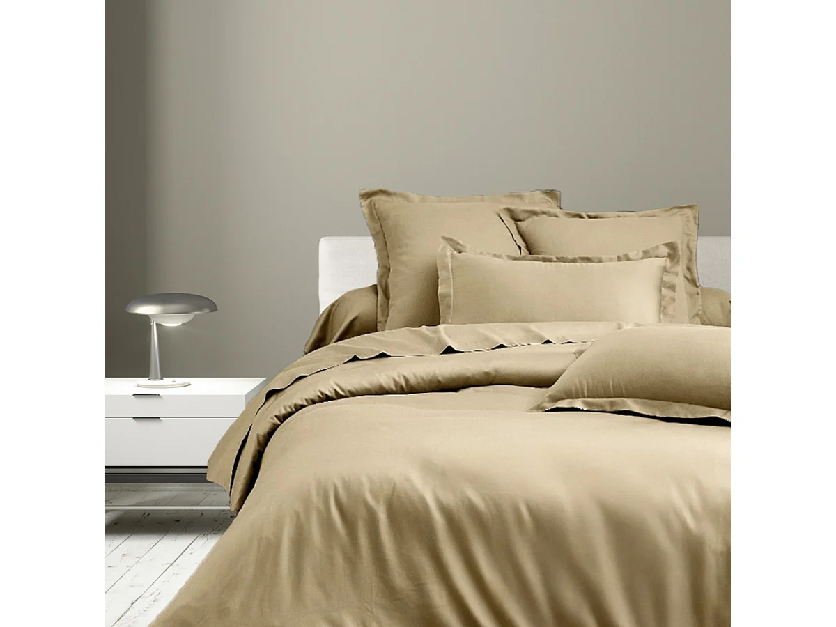 Housse de couette 200x200 cm 2 personnes satin de coton