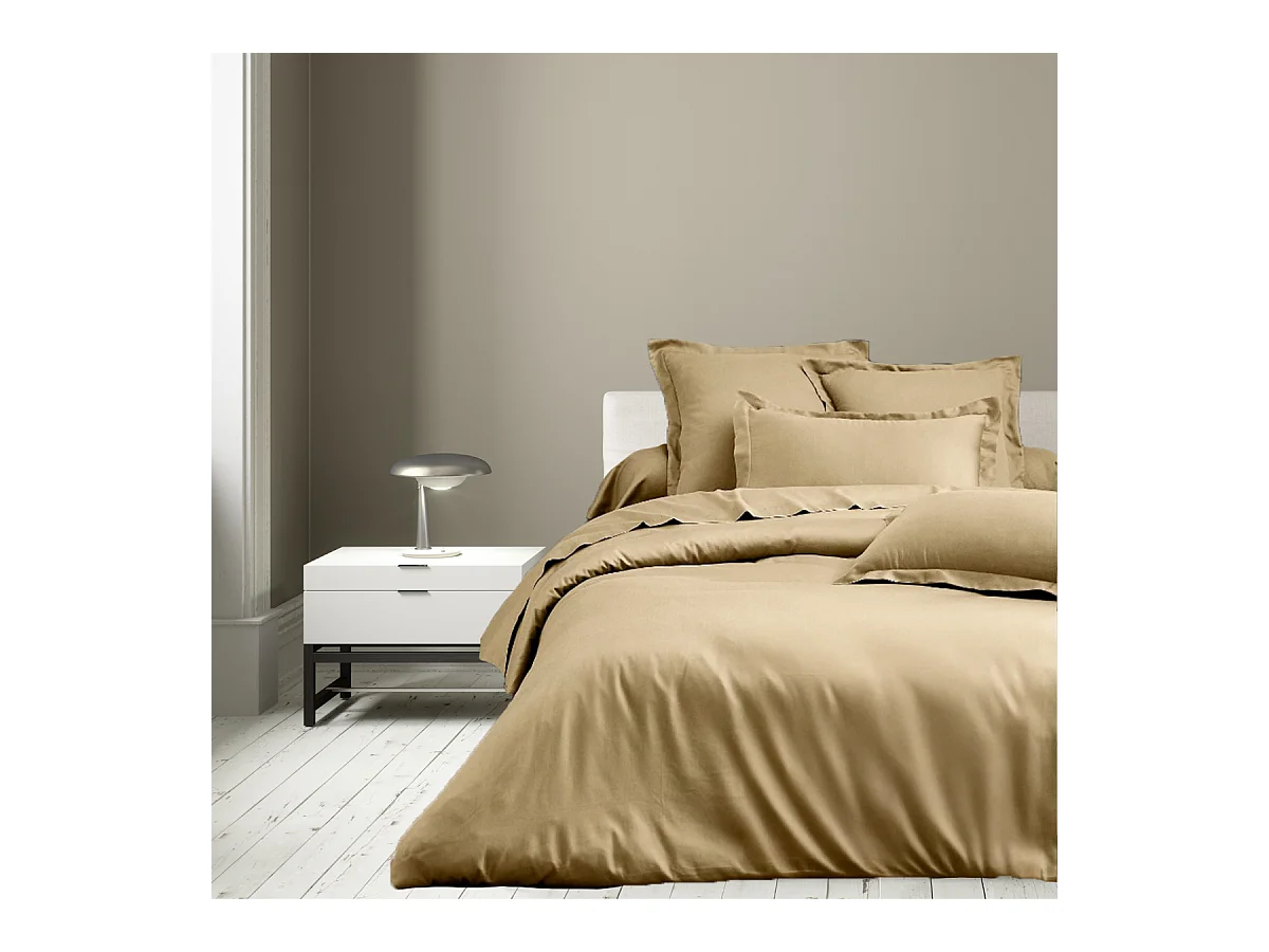 Housse de couette 260x240 cm 2 personnes satin de coton