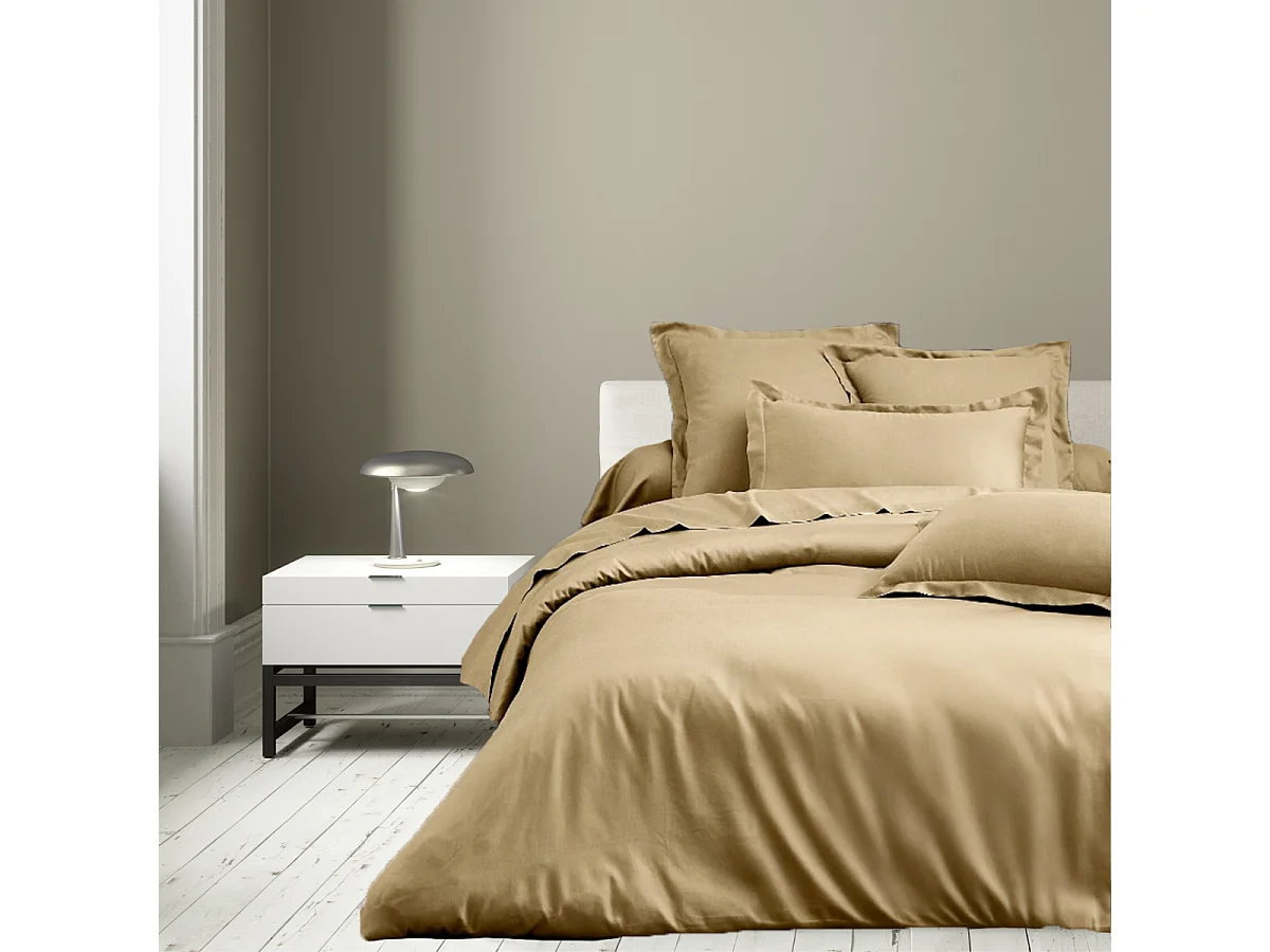 Bettbezug für 2 Personen aus Baumwollsatin 260x240 cm