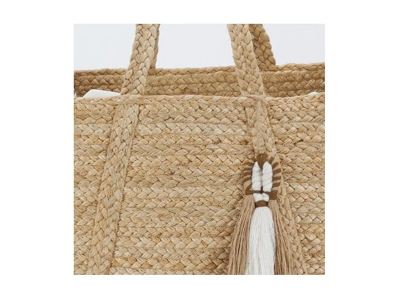 Sac rectangulaire en jute naturel
