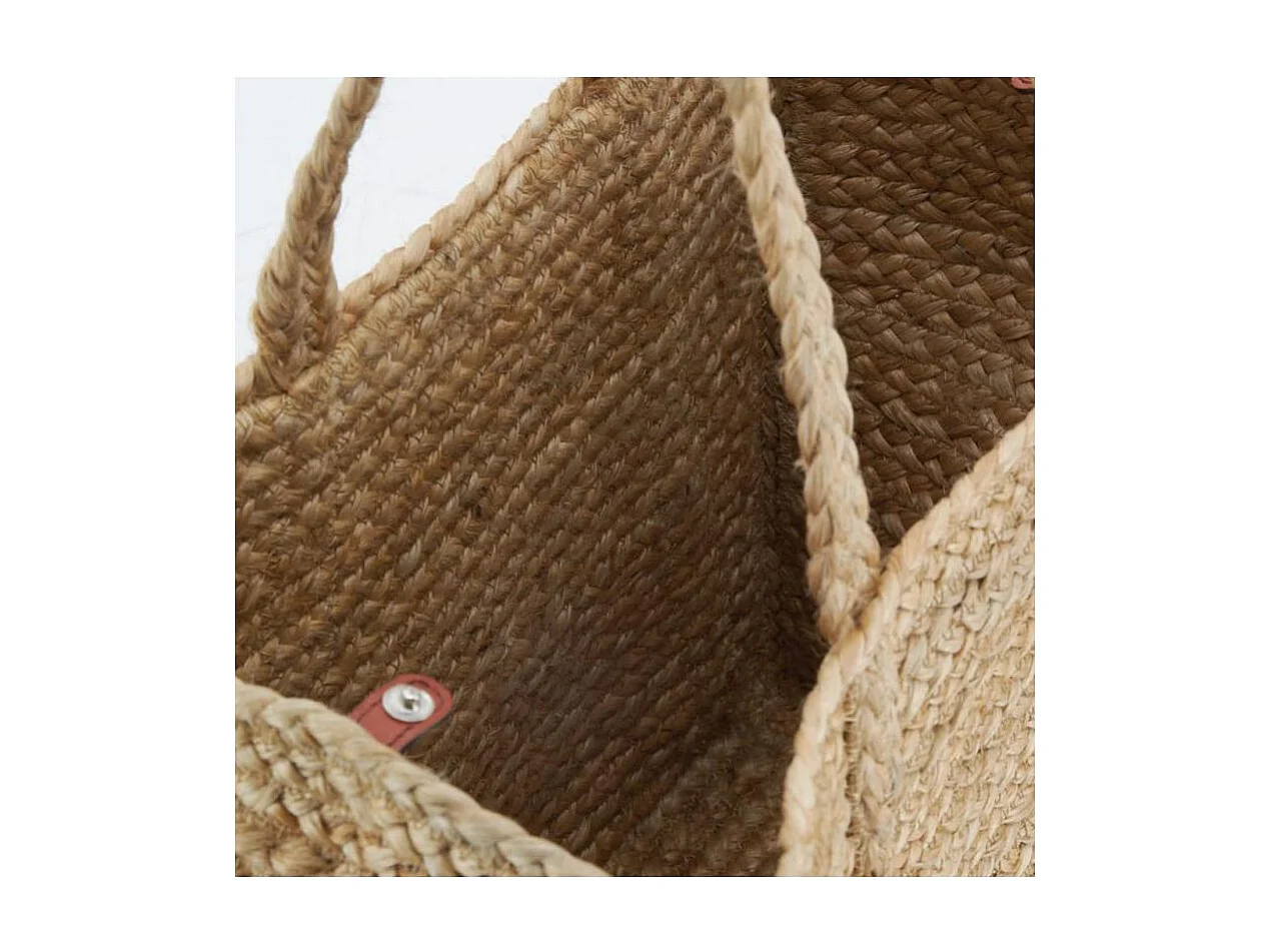 Sac rectangulaire en jute naturel