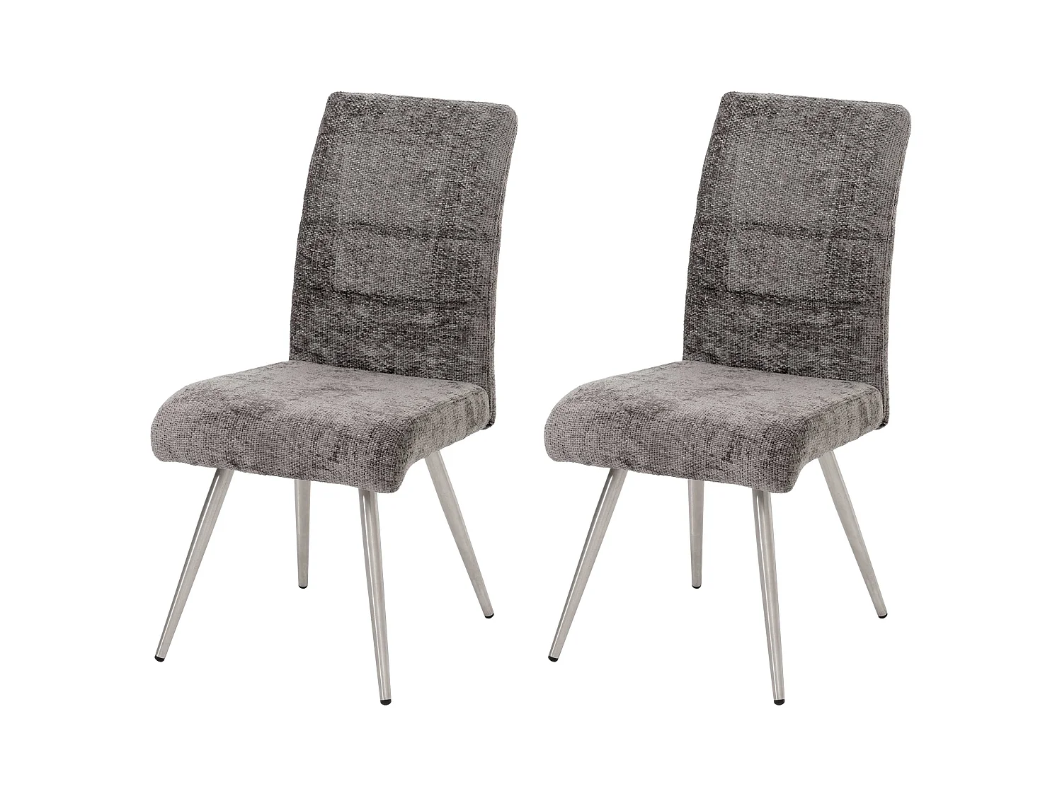 Chaise de salle à manger MCW-G55 (lot de 2),  gris foncé
