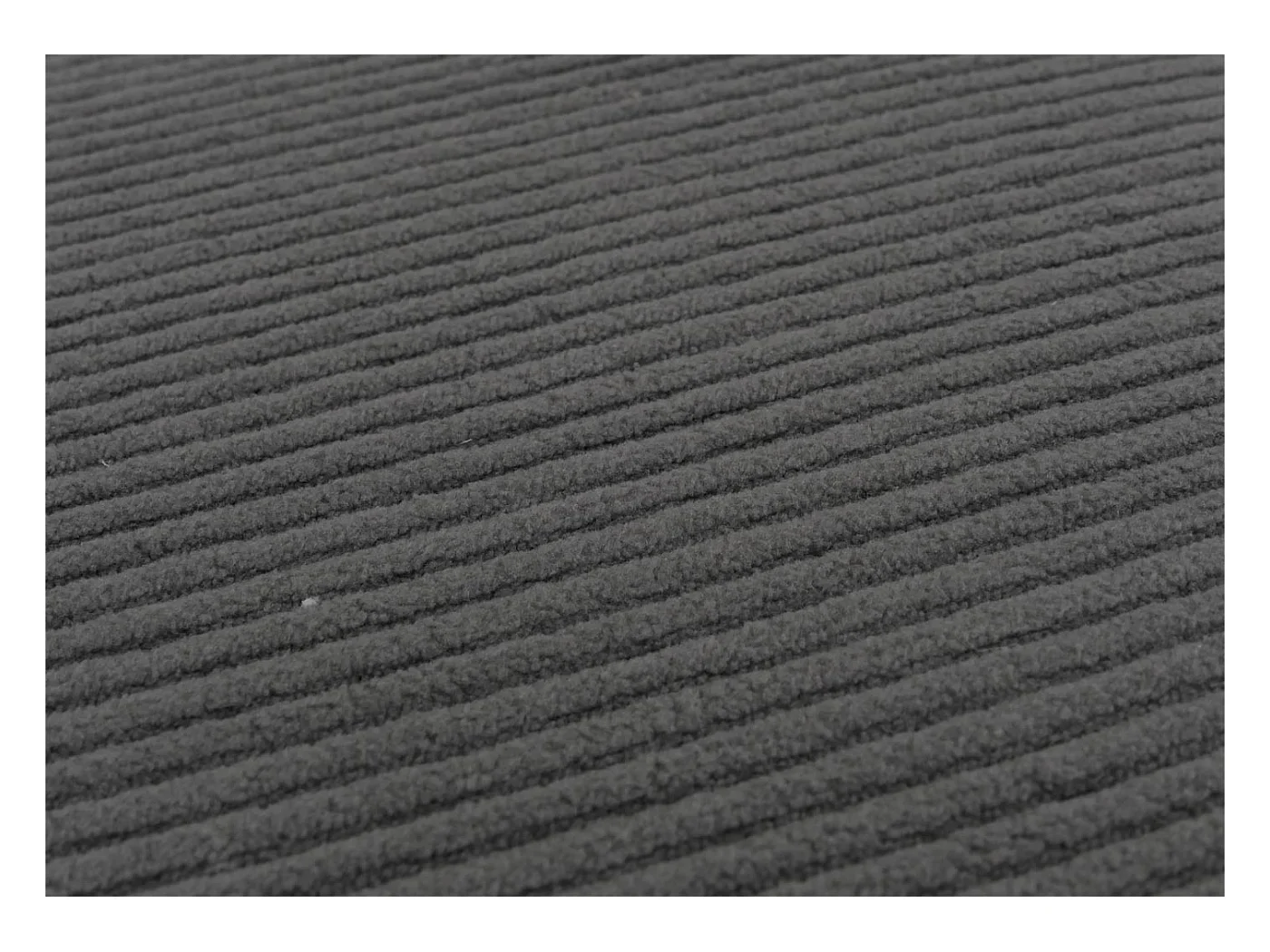 Chaise de salle à manger Littau Velours (lot de 4),  gris foncé, pieds foncés