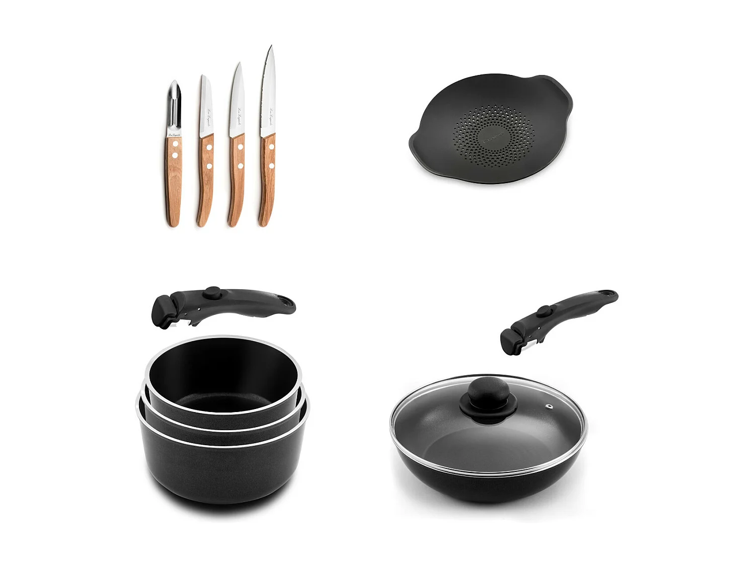 Arom - Batterie de cuisine 12 pièces