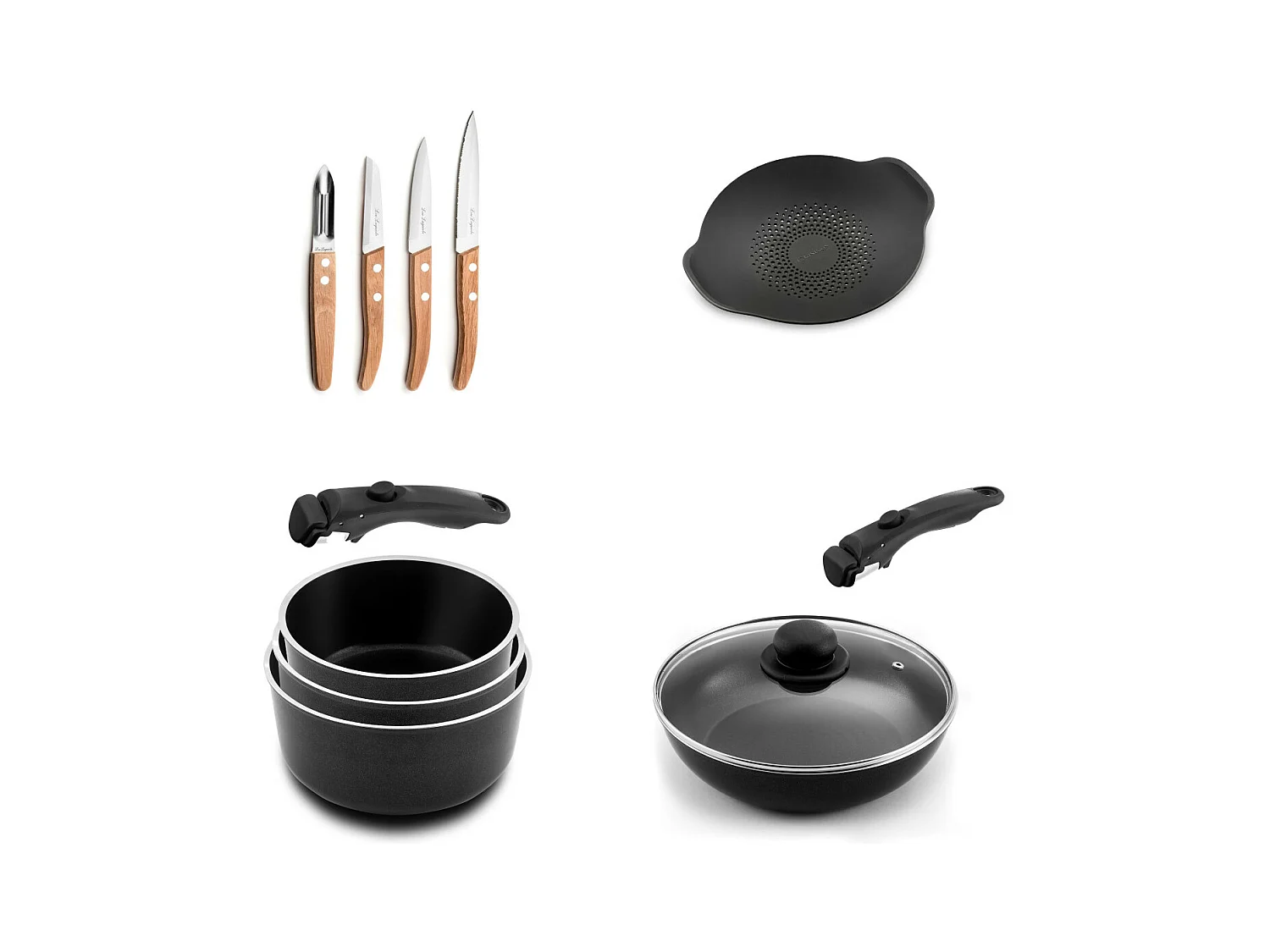 Arom - Batterie de cuisine 12 pièces