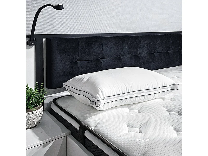 Oreiller ajustable 65 x 45 cm avec mousse à de mémoire de forme - MOON