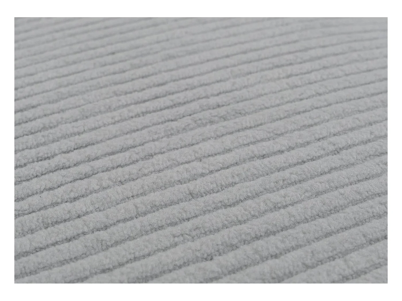 Chaise de salle à manger Littau Velours (lot de 4),  gris clair, pieds foncés