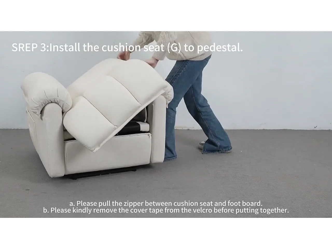 Fauteuil Relax électrique avec Repose-Pieds,Chaise salon en Velours Teddy,Fauteuil à loisirs Réglable,USB,Anti-statique,Confort,96x97x104cm Bleu Gris