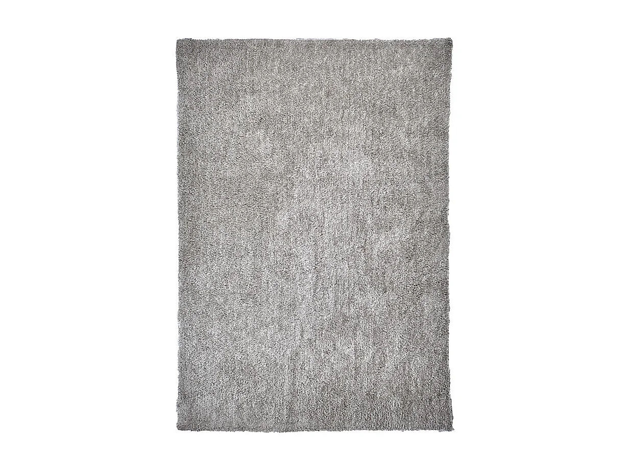 Tapis 200 x 300 cm shaggy à poils courts doux gris clair – COSMOS