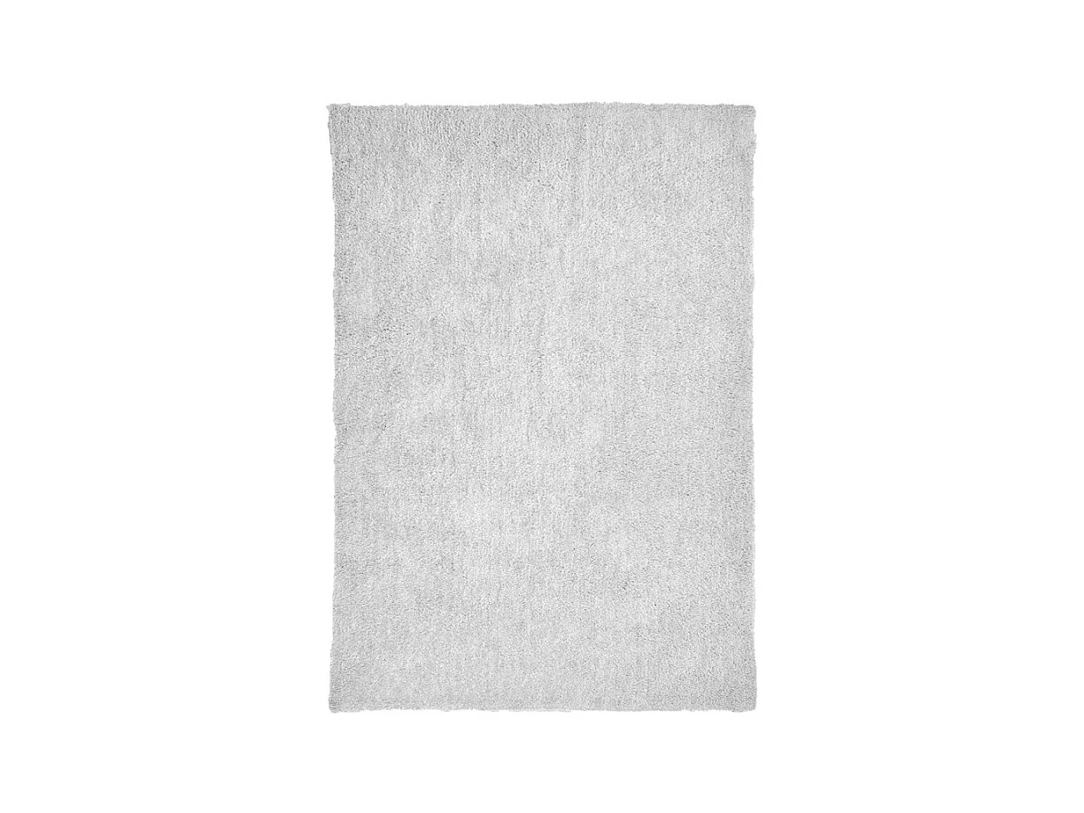 Tapis 160 x 230 cm shaggy à poils courts doux blanc – COSMOS