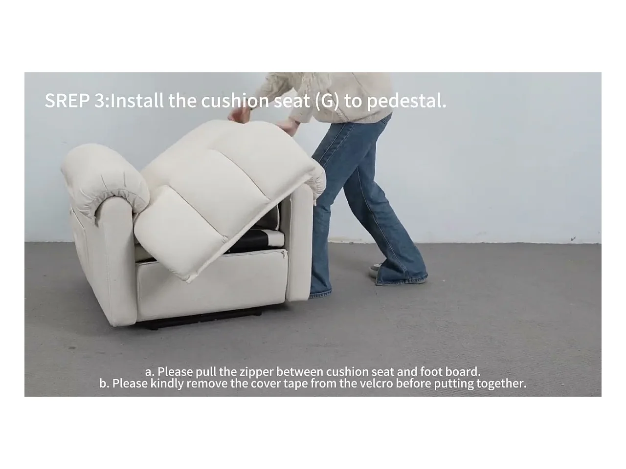 Relax fauteuil Elektrische corduroy fauteuil, verstelbare vrijetijdsfauteuil met USB, verstelbare rugleuning, antistatisch met voetsteun - 96x97x104cm grijs