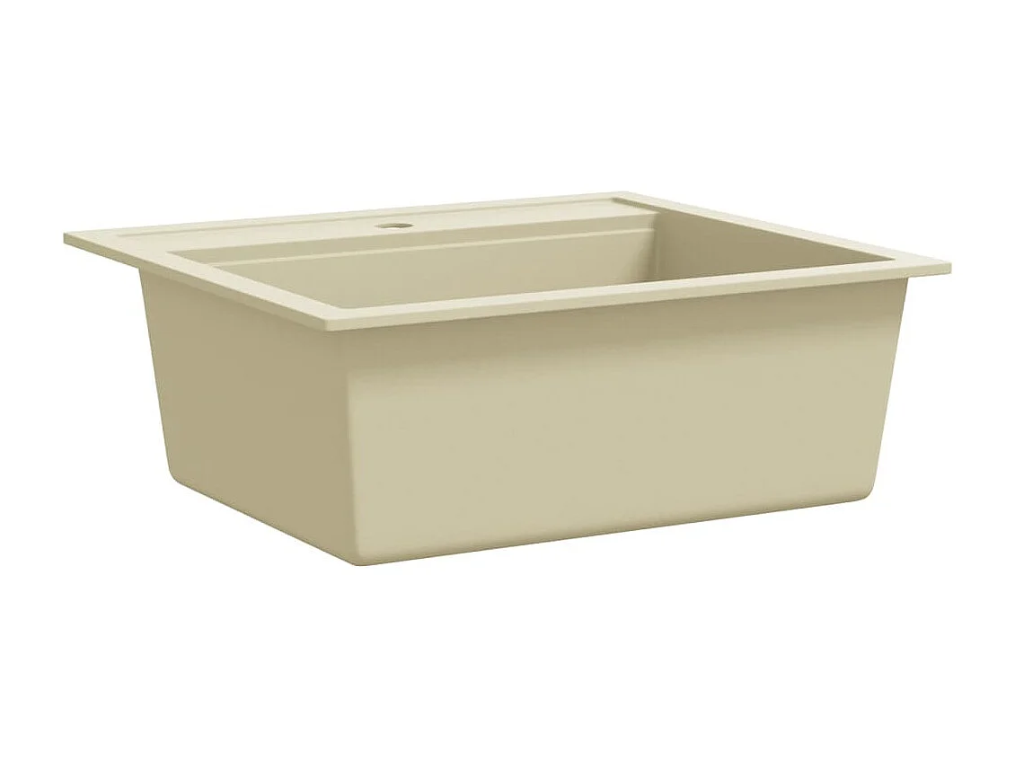 Xelindra  Granitspüle Einzelbecken Beige