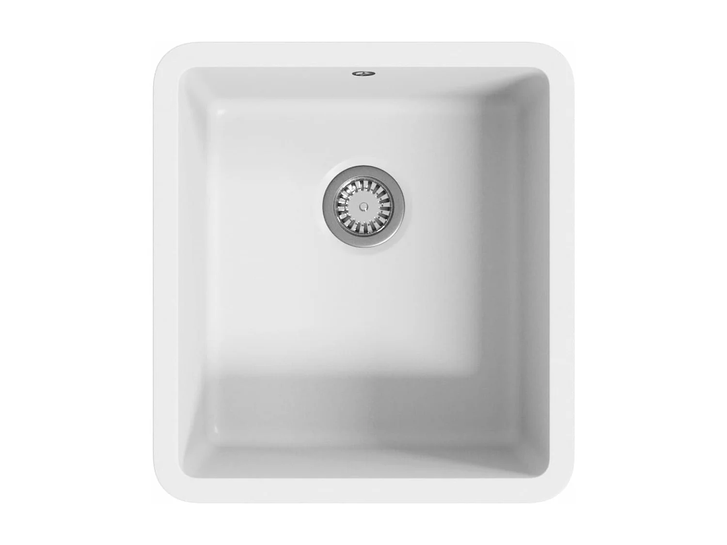 Catherine  Évier de cuisine Granit Seul lavabo Blanc