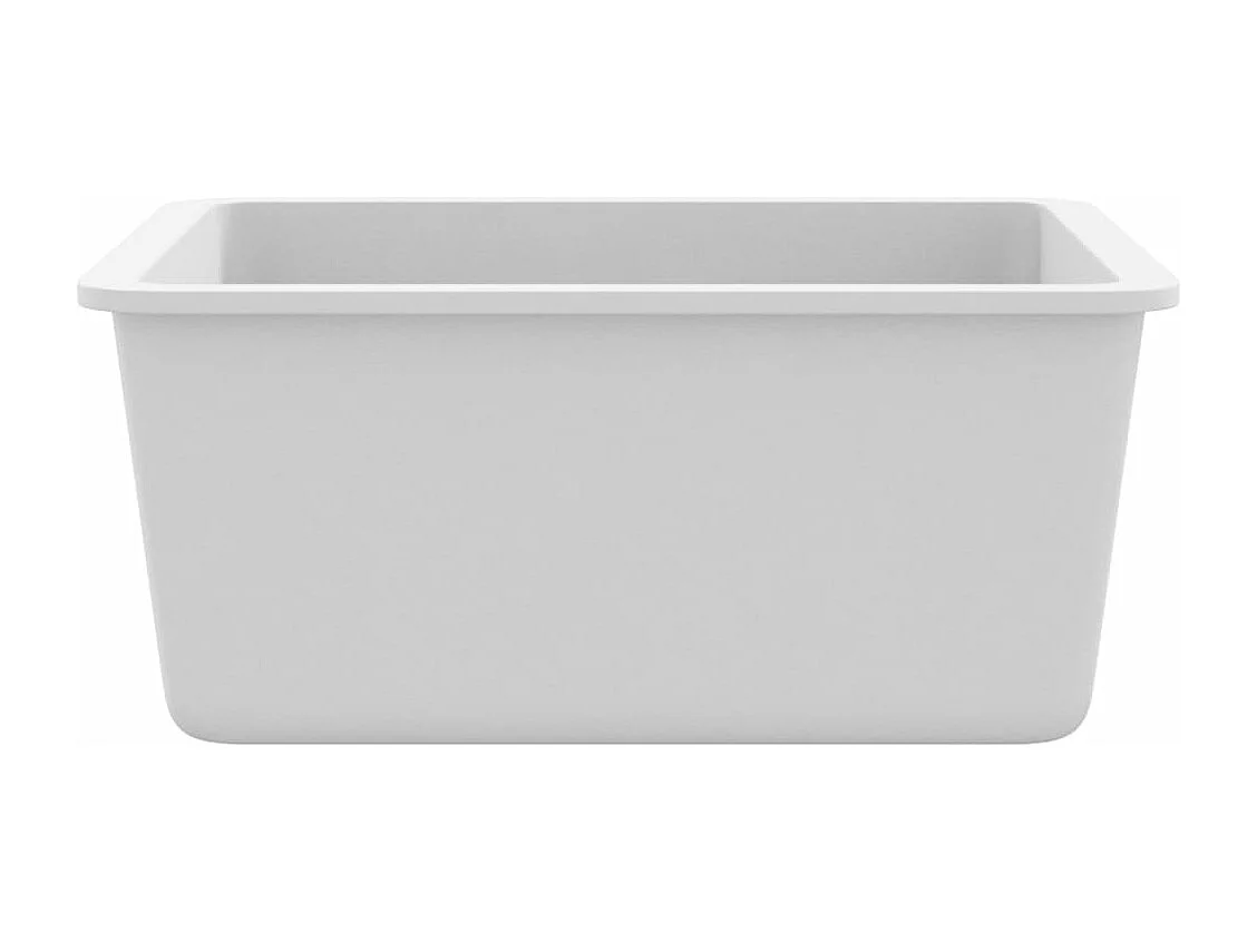 Catherine  Évier de cuisine Granit Seul lavabo Blanc