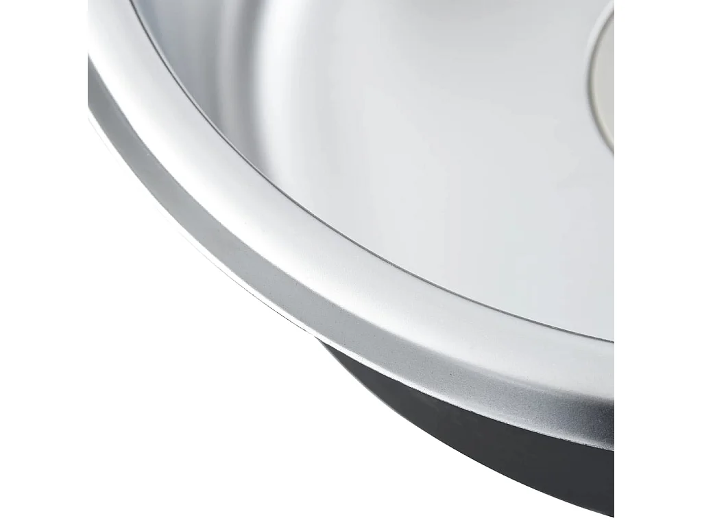 Helene Marie  Gootsteen met afvoer en zwanenhals roestvrij staal