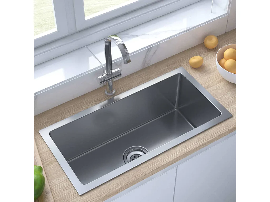 Hicksville  Évier de cuisine fait main Acier inoxydable