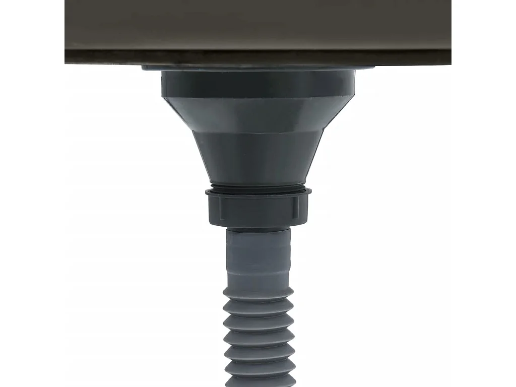 Hicksville  Évier de cuisine fait main Noir Acier inoxydable