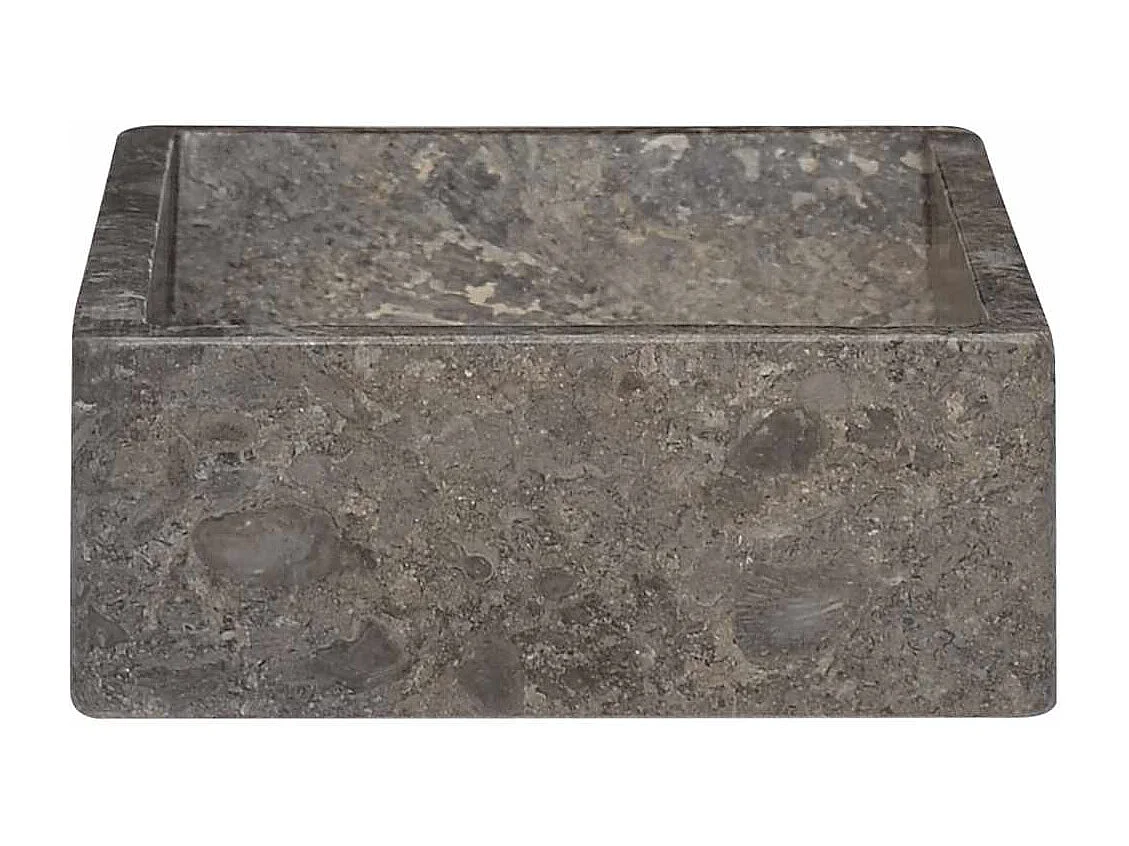 Jacques-Didier-Paul  Gootsteen 45x30x12 cm marmer hoogglans grijs