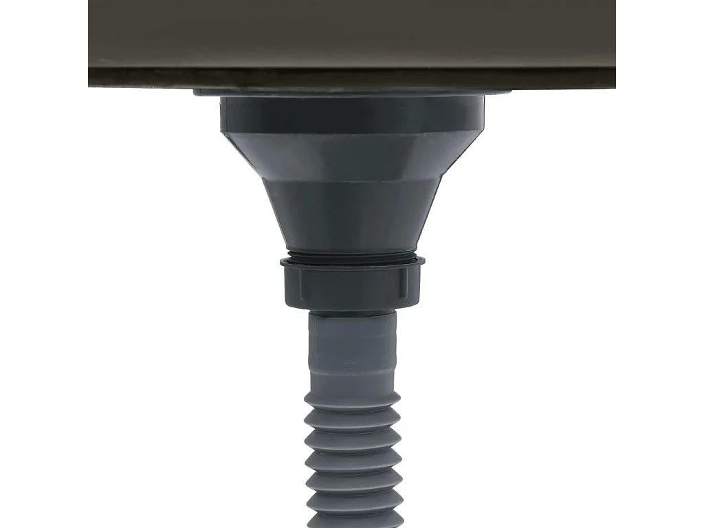 Hicksville  Gootsteen handgemaakt roestvrij staal zwart